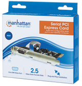 Manhattan 158152 tarjetas y adaptadores de interfaz PCIe De serie 1 Si