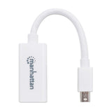 Manhattan Adaptador Pasivo de Mini DisplayPort a HDMI Cable Derecho Derecho Níquel 0,17 m