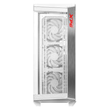 XPG BATTLECRUISER II ST Torre Media Blanca carcasas ordenador Acero inoxidable Midi Tower PC Blanco