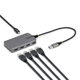 5G4AC-USB-A-HUB - StarTech.com Hub USB-A de 4 Puertos - Ladrón USB USB-A - USB-A a 4x USB-A - Concentrador USB 3.0 Portátil de 5Gbps - Ali