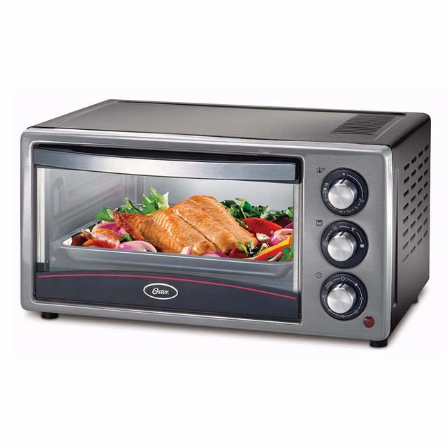 Oster TSSTTV15LTB 15 L 1000 W Acero inoxidable, Independiente, Giratorio, 4 rebanada(s)