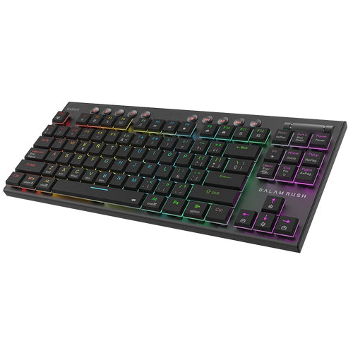 Teclado Gaming Balam Rush GK959, Retroiluminación RGB, 104 Teclas, Anti-Ghosting, Cable Trenzado
