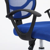 Nextep NE-650SA silla para oficina o computadora asiento acolchado respaldo de malla, Azul, Azul, Tela