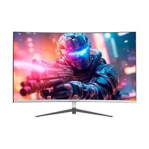 Monitor Gamer Balam Rush 27" Curvo Ultra Earth II MGX27C  FHD 1920x1080 VA 165Hz 1ms HDMI/DP/USB-C 15W/3.5mm Blanco