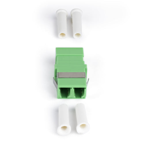 StarTech.com Paquete de 10 Acopladores de Fibra Óptica LC a LC Monomodo Dúplex - Acoplador LC Monomodo OS2 de Huella SC 