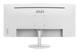 MSI Pro MP341CQW Monitor 86,4 cm (34") 3440 x 1440 Pixeles UltraWide Quad HD Blanco