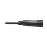 Tripp Lite P002-002 Cable Adaptador de Alimentación Universal de CA, 13A, 16 AWG (IEC-320-C14 a NEMA 5-15R), 0.61 m [2 p