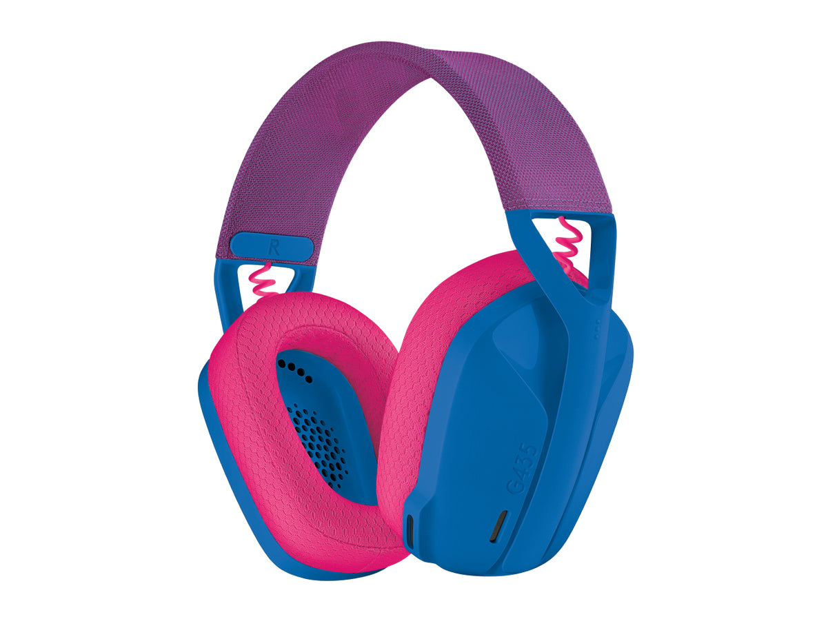 DIADEMA LOGITECH G435 LIGHTSPEED BT USB 18H PC MC PS BLUE (981-001061)