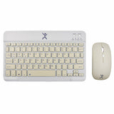Perfect Choice Genova teclado Ratón incluido Universal RF inalámbrico + bluetooth Español Gris, Interruptor de llave de 