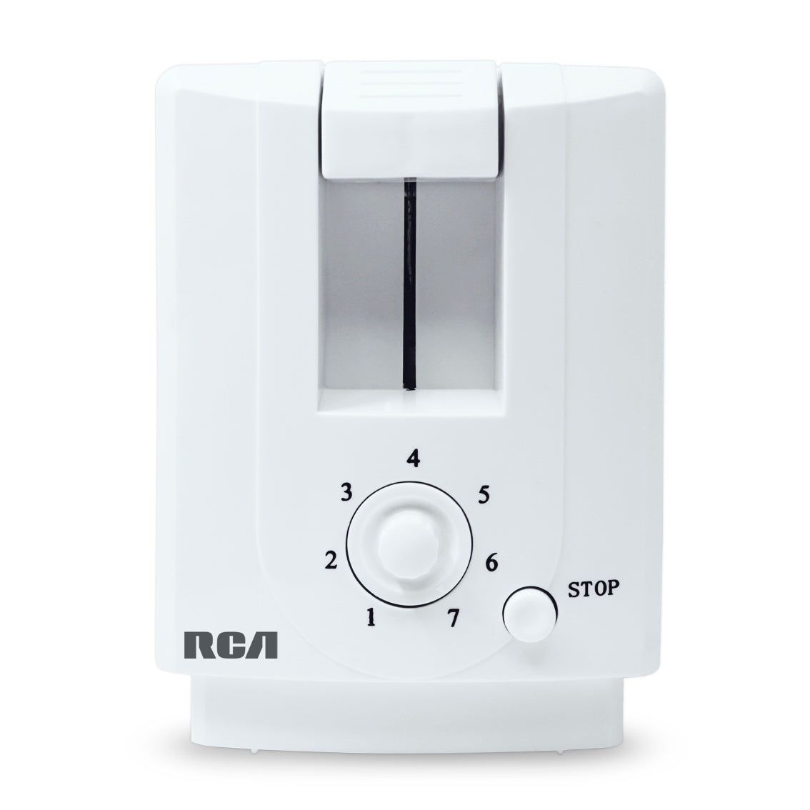 RCA RC-T1 tostador 7 2 rebanada(s) 750 W Blanco, Plástico, Acero inoxidable, 220-240 V