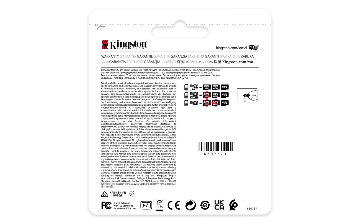 Kingston Technology Tarjeta 64GB microSDXC Industrial C10 A1 pSLC + adaptador SD Memoria Flash 64 GB MicroSDXC 100 MB/s 80 MB/s