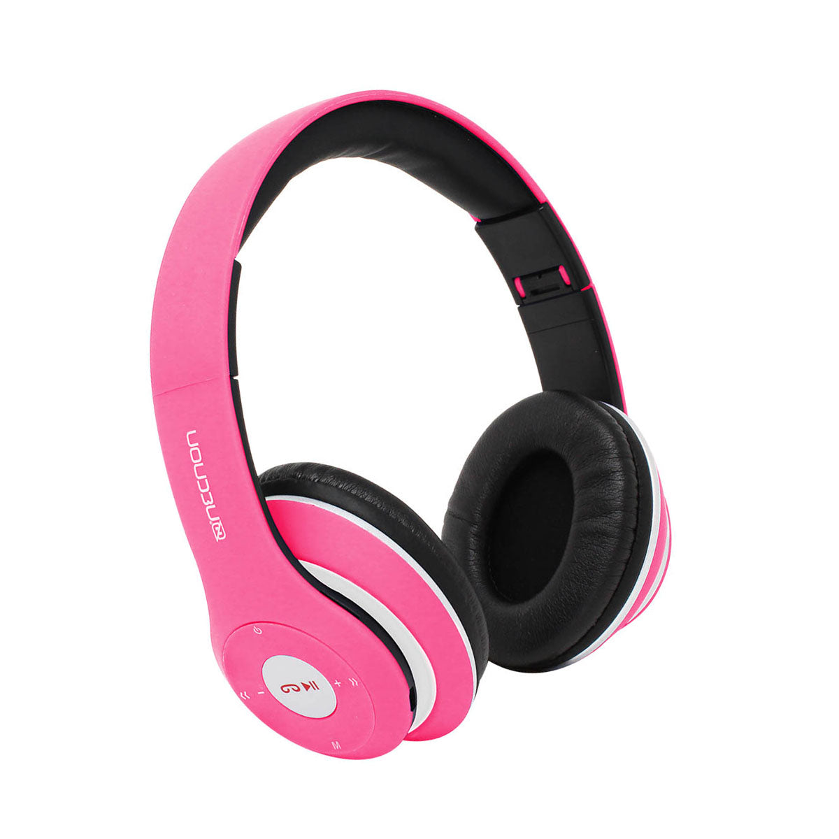 Necnon NBH-01 R Auriculares Inalámbrico y alámbrico Diadema Llamadas/Música Bluetooth Rosa, 20 - 20000 Hz, 300 g