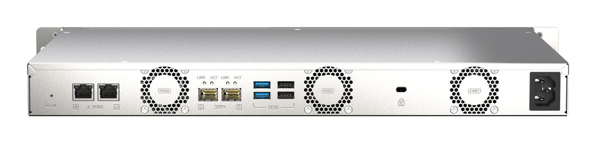 QNAP TS-435XeU Servidor M.2, Serial ATA II, Serial ATA III 2.5,3.5,M.2 cm (2.5,3.5,M.2") Si 0, 1, 5, 6, 10, JBOD