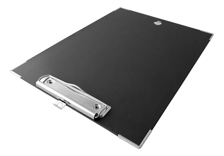 Techmakro KITTB25NG portapapeles A4 Cartón, Cloruro de polivinilo (PVC) Negro, 330 mm, 240 mm