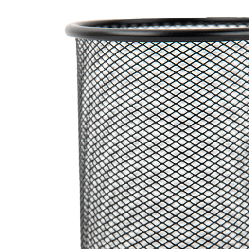 PORTA LAPICES NEXTEP NE-158G MALLA METALICA GDE, 11.5X14CM, COLOR NEGRO