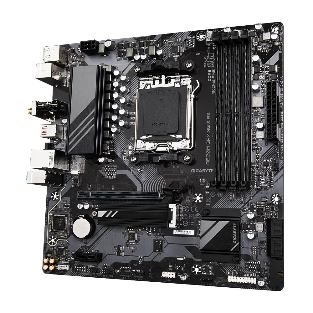 GIGABYTE A620M GAMING X AX placas base AMD Zócalo AM5 Zócalo AM5 DDR5-SDRAM