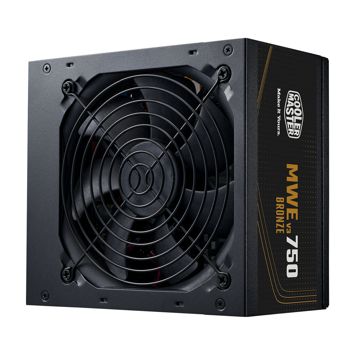 Cooler Master MWE Bronze 750 V3 unidad de fuente de alimentación 750 W 24-pines ATX ATX Negro, 100 - 240 V, Activo, 120 