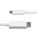 StarTech.com Cable USB C a DisplayPort 1.2 4K 60Hz de 2m - Adaptador de Vídeo Bidireccional DP a USB Tipo C - HDR - para
