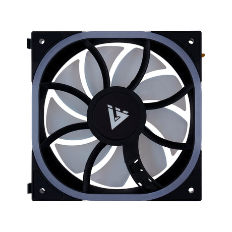 VORAGO Ventilador GAME FACTOR FG500-BK, 3 Velocidades, 50W, Silencioso