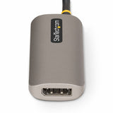 StarTech.com Cable Conversor Adaptador Activo de 30cm HDMI 2.1 a DisplayPort 1.4 - 8K60Hz - Alimentado por el Bus USB - 