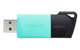 Kingston Technology 256GB USB3.2 Gen1 DataTraveler Exodia M (Negro + Turquesa) Memoria Flash 256 GB USB tipo A 3.2 Gen 1 (3.1 Gen 1) Deslizar