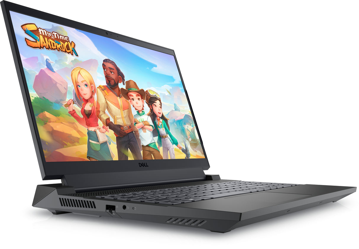 DELL G15 5535 Laptop Dark Shadow Gray Portátil Negro Concha