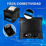 Vorago MNP-180 impresora de recibo 203 x 203 DPI Alámbrico Térmico Impresora de TPV, 220 mm/seg