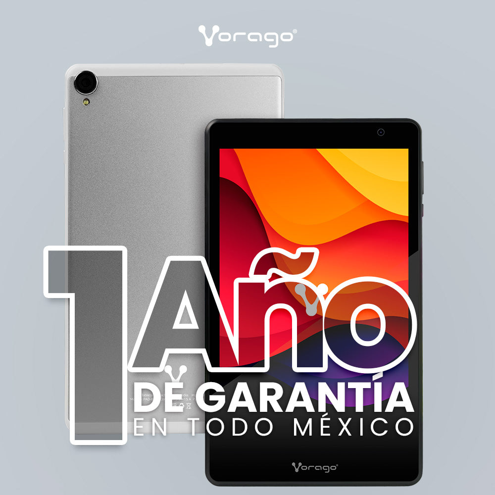 TABLET VORAGO PAD-7-KIDS 8"ANDROID 13 QUADCORE 4GB 64GB DUALCAM WIFI BT GMS NEGRA