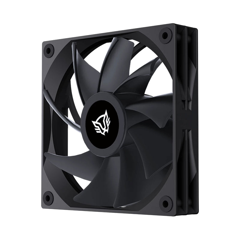 Balam Rush Eolox Glaziar EXG77 Gabinete de la computadora Ventilador 12 cm Negro 1 pieza(s), 0 RPM, 2000 RPM