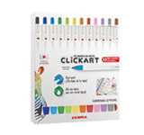 Zebra 4019-76 marcadores 12 pieza(s) Punta fina Colores surtidos Plástico