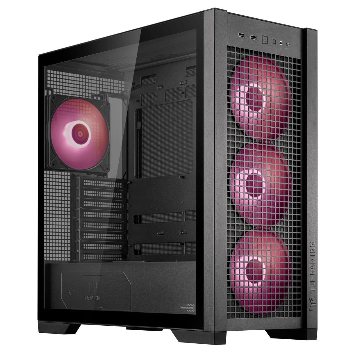 ASUS TUF Gaming GT302 ARGB carcasas ordenador Midi Tower PC Negro EATX, ATX, micro ATX, Mini-ITX