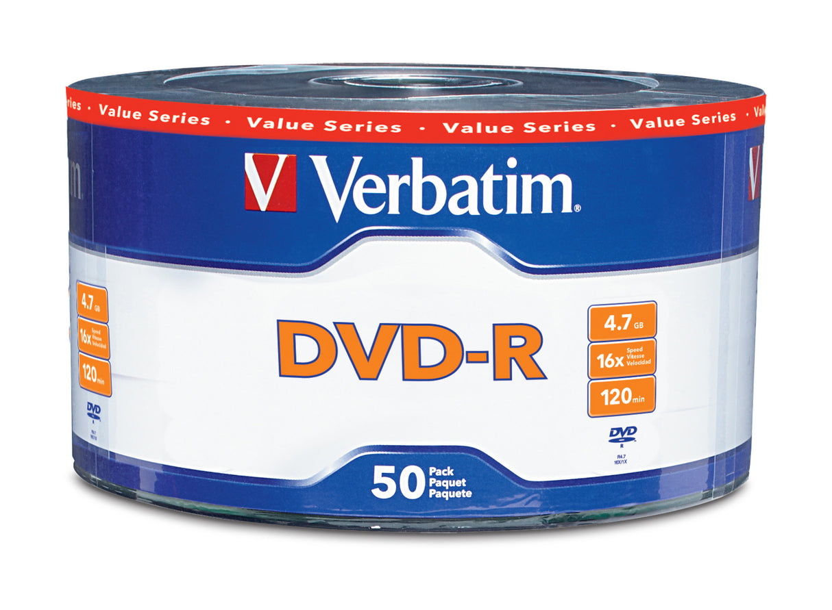 Verbatim DVD-R 16x dvds en blanco 4,7 GB DVD-R 50 pieza(s) 120 min