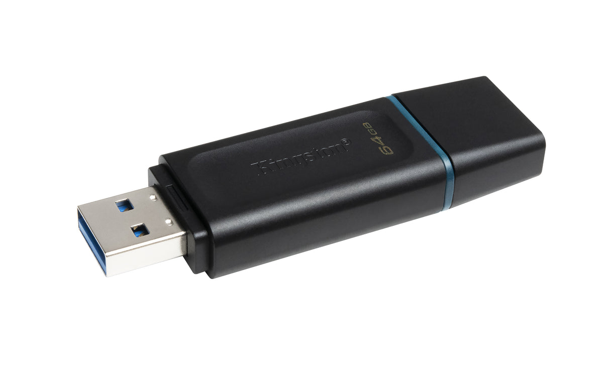 Kingston Technology Unidad Flash USB 3.2 DataTraveler Exodia Memoria Flash 64 GB USB tipo A 3.2 Gen 1 (3.1 Gen 1) Si
