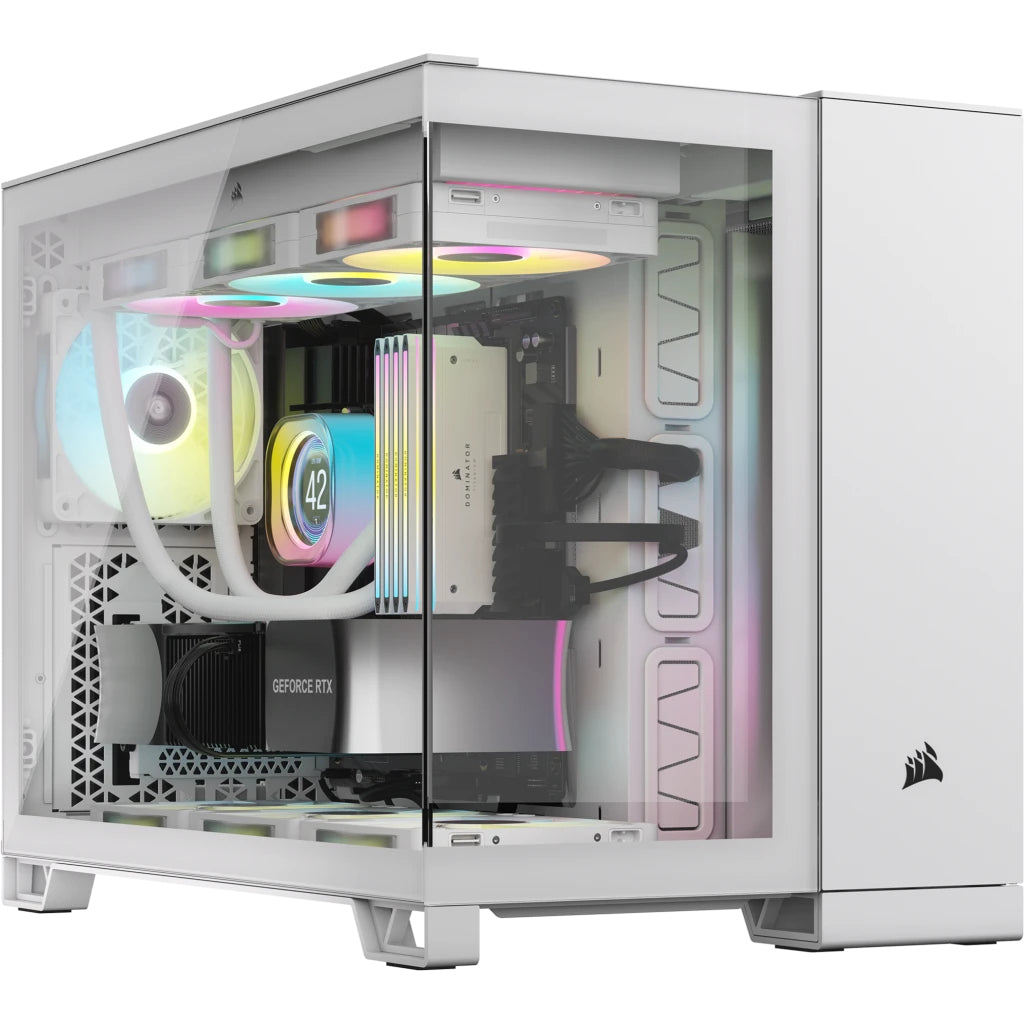 Corsair 2500X Midi Tower Blanco, ATX, Plástico, Acero, CC-9011266-WW | Gabinetes de computadora