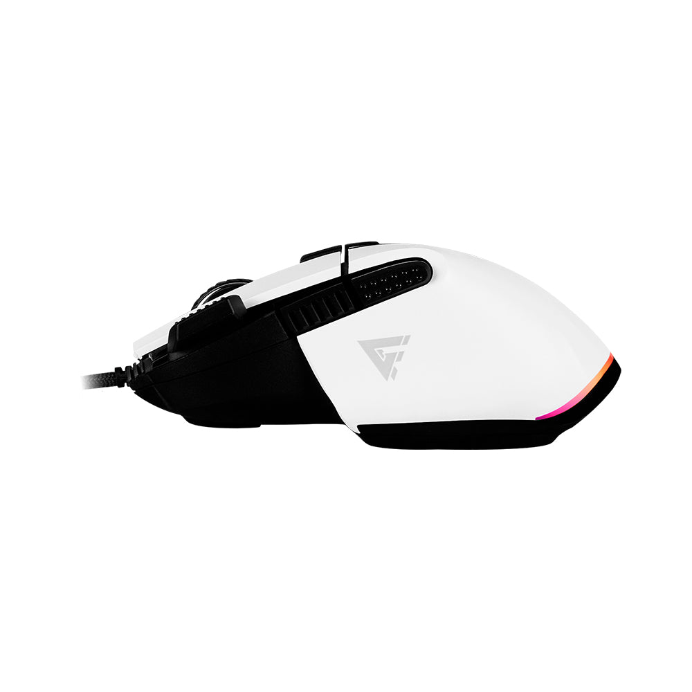 Game Factor MOG602-BK ratón Juego Diestro USB tipo A Opto-mecánica 19000 DPI, Negro