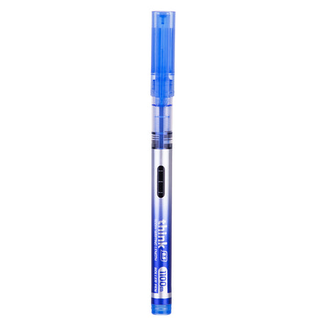 Boligrafo de gel Deli azul punto fino 0.