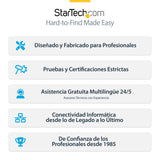 StarTech.com Tablero Perforado de Sobremesa con Abrazadera - Panel Perforado Metalico - Organizador de Acero con Accesor