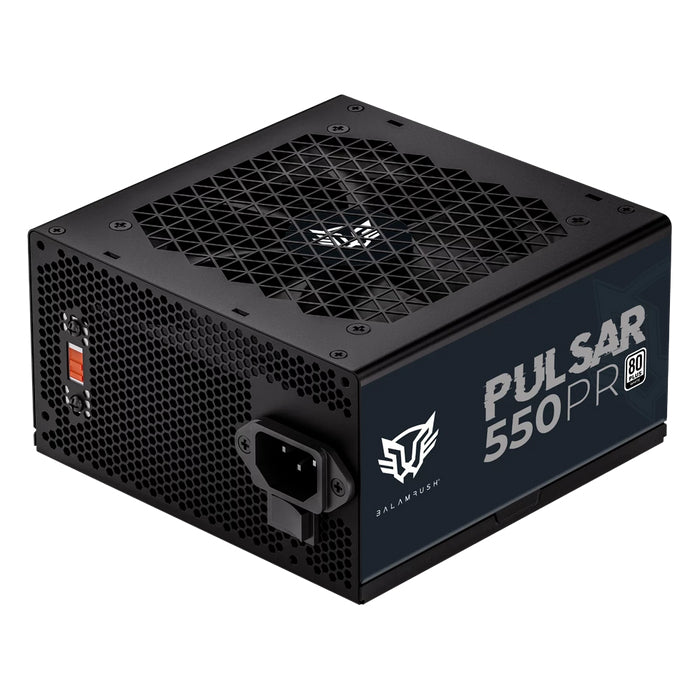 Fuente de Poder BALAM RUSH Pulsar 550PR ATX 550W / 80 Plus White/ No Modular / Negro