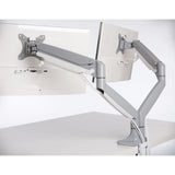 Kensington Brazo SmartFit de altura ajustable con un toque para dos monitores Monitor