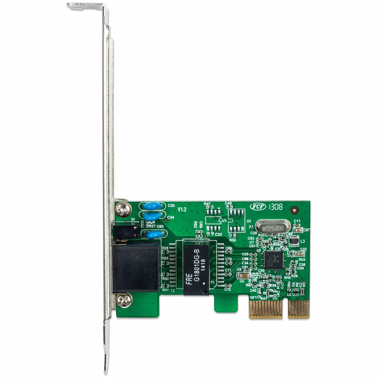 Intellinet Carte réseau Gigabit PCI Express, Ethernet RJ45 10/100/1000 Mbit/s, garantie de 3 ans tarjetas de red Alámbri