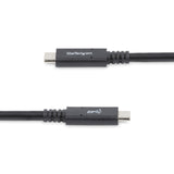 StarTech.com Cable de 1,8m USB-C a USB-C - PD de 5A - USB TipoC - Certificado para Funcionar con Chromebook - USB-IF - M a M - Cable de Carga USB C - Cable USB Tipo C - PD 3.0 de 100W - USB 3.0 (5Gbps) Cable USB 3.2 Gen 1 (3.1 Gen 1) USB C USB C Macho