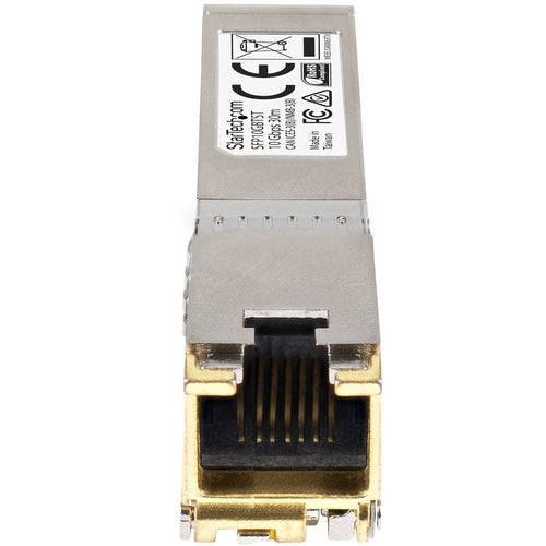 StarTech.com Módulo Transceptor SFP+ Compatible con Cisco SFP-10GB-TC - 10GBASE-T - SFP a RJ45 Cat6 / Cat5e - SFP+ Ether