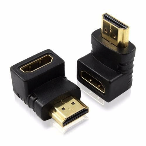 CONECTOR XCASE HDMI A HEMBRA - A MACHO 90 GRADOS