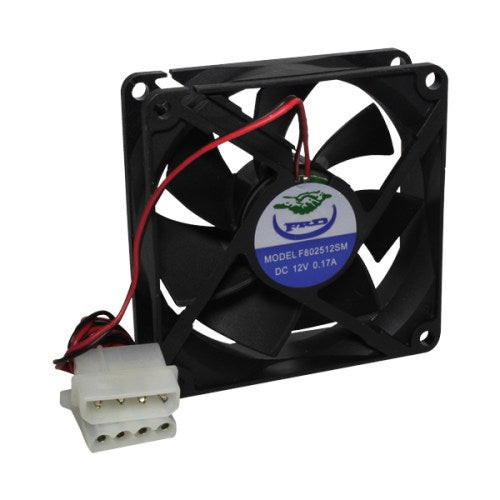 VENTILADOR XCASE DE 12 CM NEGRO 4 PINES TIPO IDE