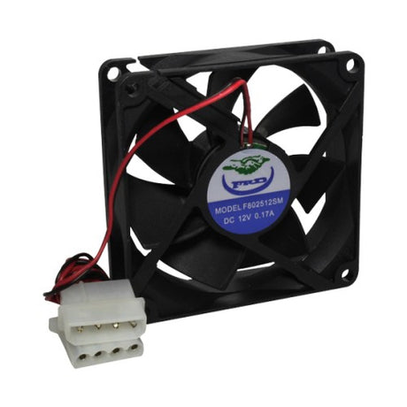 VENTILADOR XCASE DE 12 CM NEGRO 4 PINES TIPO IDE