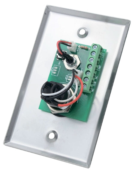 Axceze AX-K40 botón de salida Alámbrico, Acero inoxidable | Botones de salida