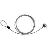 Steren COM-220 cable antirrobo Acero inoxidable 1.8 m, Llave | Cable antirrobo