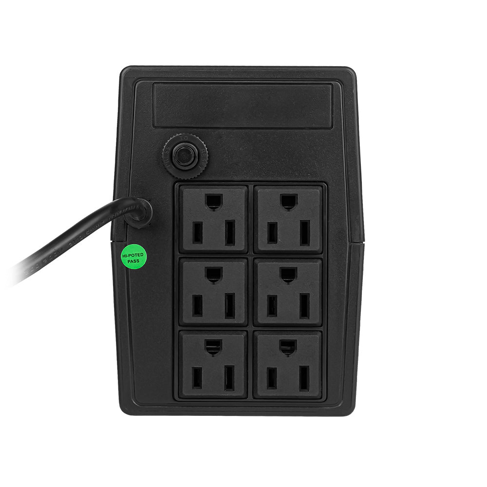 Vorago UPS-400 sistema de alimentación ininterrumpida (UPS) Línea interactiva 1 kVA 600 W, Sine/Square, 145 V