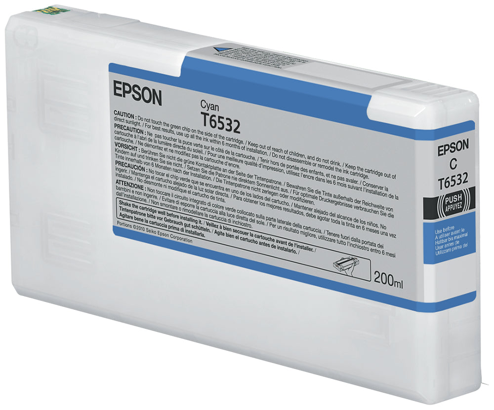 Epson Cartucho T6532 cian Cartucho de Tinta Impresión por inyección de tinta Stylus Pro 4900 SpectroProofer UV 1 pieza(s) 1