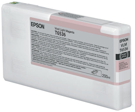Epson Cartucho T6536 magenta claro vivo Cartucho de Tinta Tinta a base de pigmentos Impresión por inyección de tinta Stylus Pro 4900 1 pieza(s)